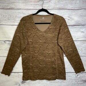 Green Source Top Tee  Size Large Organic Cotton Minimalist Comfort Y2K